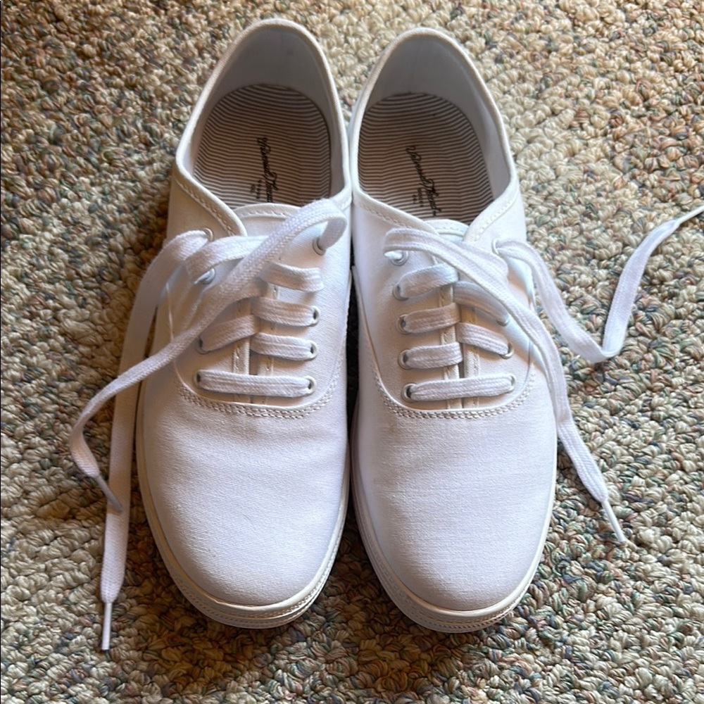 White Canvas Sneakers